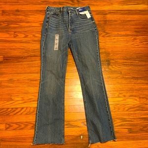 This is a boot cut jean that has never been worn.